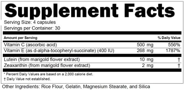 Doctor'S Advantage Areds 2 Zinc Multivitamin Macular Shield - Areds 2 Formula For Macular Degeneration - Lutein & Zeaxanthin - Comprehensive Eye Health Support - 120 Count