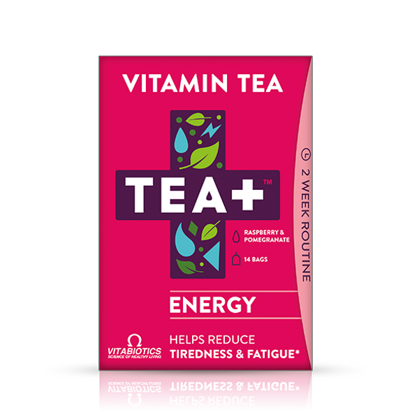 Vitabiotics Tea+ Energy Vitamin Tea 14 Tea Bags