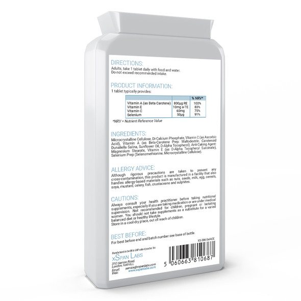 Xspanlabs Selenium ACE 50mcg 365 Tablets