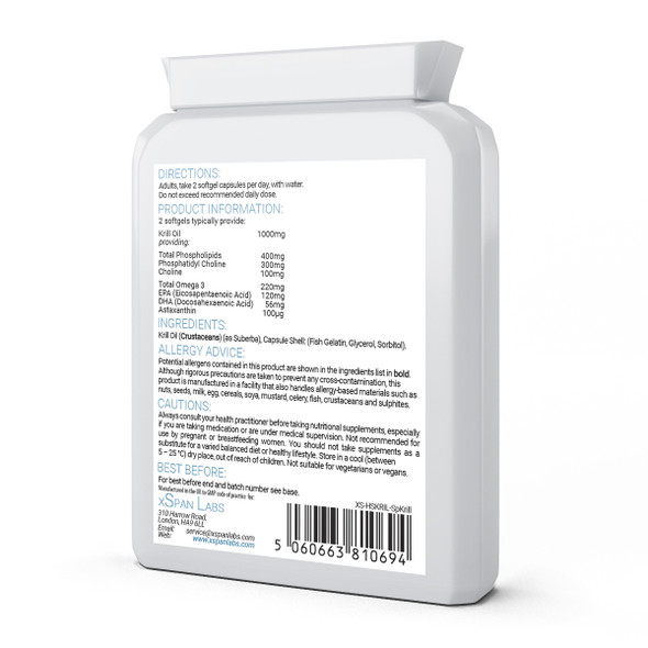Xspanlabs Superba Krill Oil 60 capsules