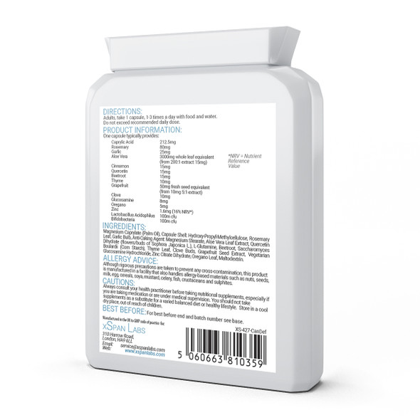 Xspanlabs CandiClear Complex 60 capsules