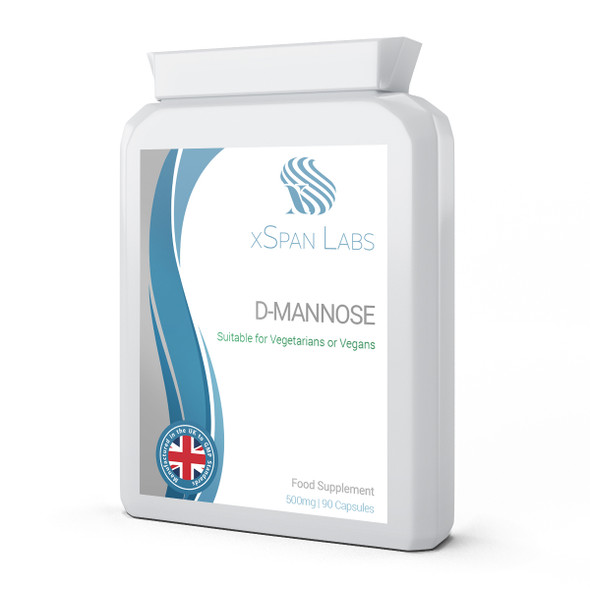 Xspanlabs D-Mannose 500mg - 90 Capsules