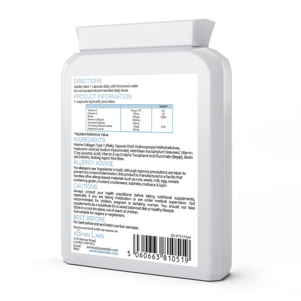 Xspanlabs Collagen Complex with Hyaluronic Acid & Seaweed