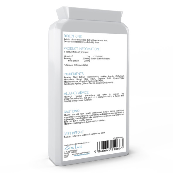 Xspanlabs Rosehip 5000mg 120 Tablets