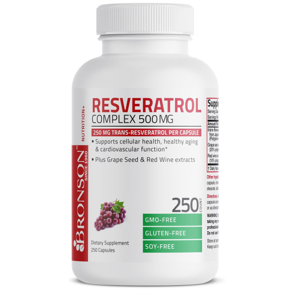 Bronson Resveratrol Complex - 500 mg 250 Count