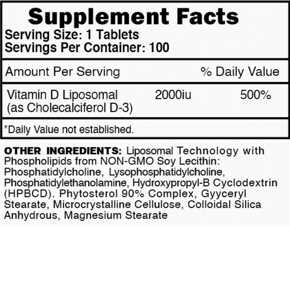 Blackstone Labs Vitamin D3 - 100 servings