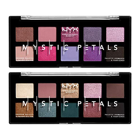 Nyx Professional Makeup mystic Petals Shadow Palette Eyeshadow Palette -Midnight Orchid