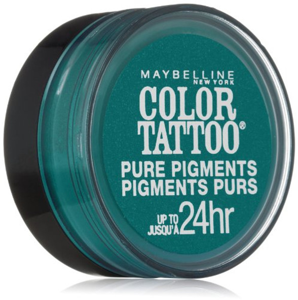 Maybelline New York Eye Studio Color Tattoo Pure Pigments  Never Fade Jade  0.05 Ounce