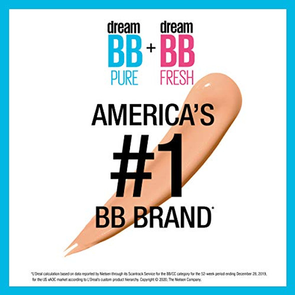 Maybelline Dream Pure Skin Clearing Bb Cream  8-In-1 Skin Perfecting Beauty Balm With 2% Salicylic Acid  Sheer Tint Coverage  Oil-   Light  1 Count (Pack Of 2) Maybelline Dream Pure Skin Clearing Bb Cream  8-In-1 Skin Perfecting Beauty Balm With 2% Salicylic Acid  Sheer Tint Coverage  Oil-   Light  1 Count (Pack Of 2)