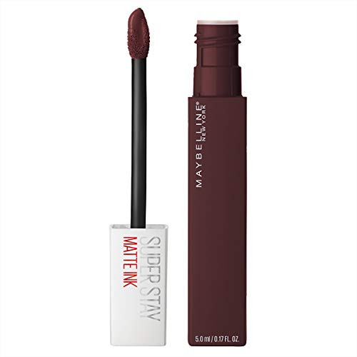 Maybelline Super Stay Matte Ink Liquid Lipstick Makeup Long Lasting High Impact Color Up To 16H Wear Composer Cherry Brown Believer Deep Plum 1 Count Each