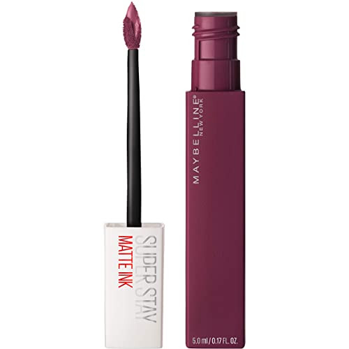 Maybelline Super Stay Matte Ink Liquid Lipstick Makeup Long Lasting Cherry Brown and  Deep Plum  16H Wear  1 Count Each