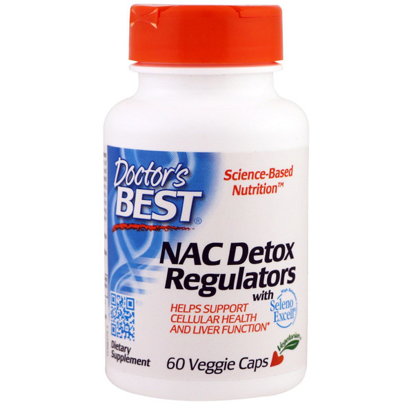 Doctor's Best NAC Detox Regulators, 60 Veggie Caps