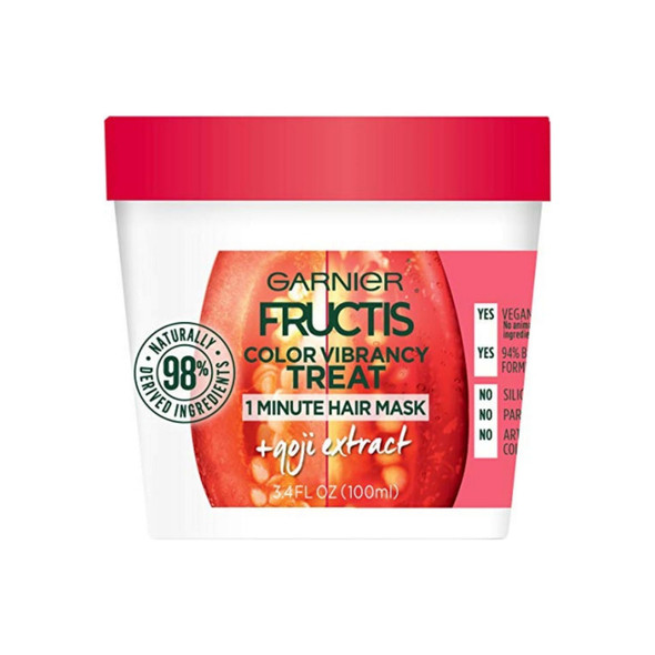 Garnier Fructis Color Vibrancy Treat Hair Mask + Goji Extract 3.4 oz