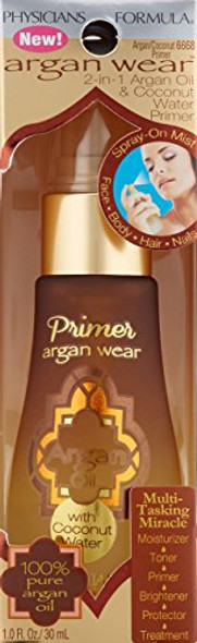 Physicians Formula Argan Wear 2-In-1 Argan Oil And Coconut Water Primer 1 Fluid Ounce