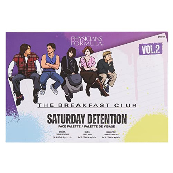 Physicians Formula The Breakfast Club Collection Murumuru Butter Bronzer Blush Highlighter Face Powder Makeup Saturday Detention Face Palette Volume 2