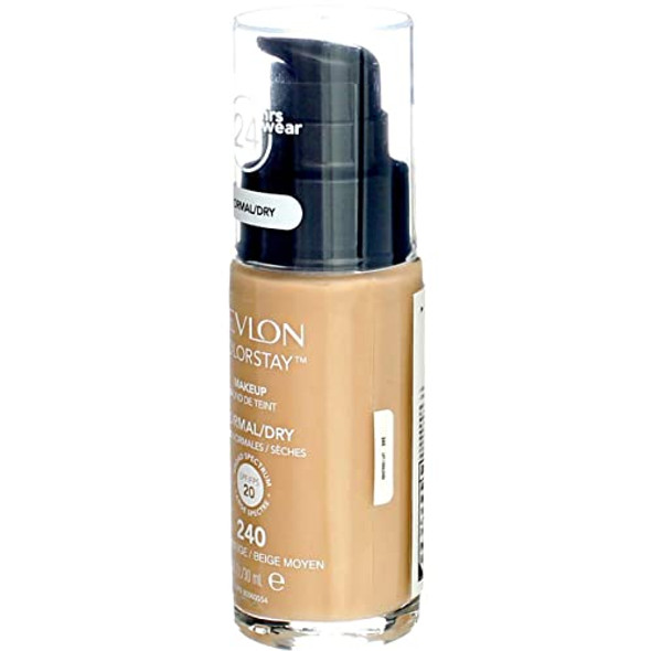 Revlon Colorstay For Normal/Dry Skin Makeup Medium Beige 1 Oz (Pack Of 3)