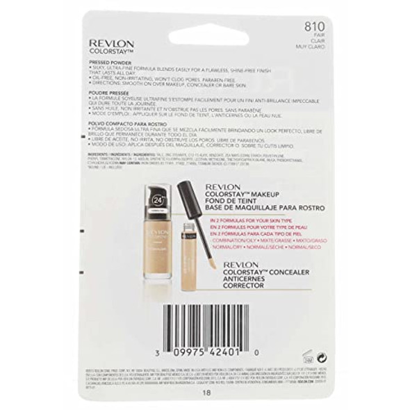 Revlon Colorstay Pressed Powder With Softflex Fair 810 0.3 Ounces (Pack Of 2)