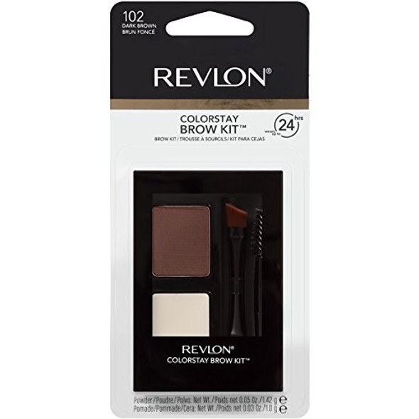 Revlon Colorstay Brow Kit 102 Dark Brown (Pack Of 2)