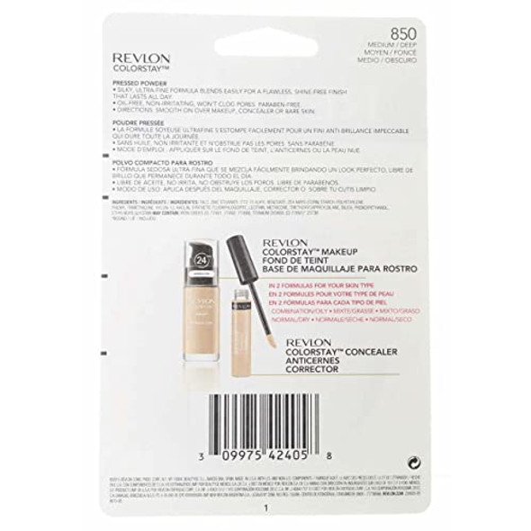 Revlon Colorstay Pressed Powder Medium/Deep 0.3 Oz (Pack Of 4) Revlon Colorstay Pressed Powder Medium/Deep 0.3 Oz (Pack Of 4)