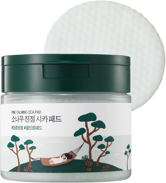 Round Lab Birch Juice Moisturizing Pad 80Pcs Hydrating And Soothing Facial Pads Triple-Layer Toner Pads With Birch Sap And Hyaluronic Acid Cooling For Sensitive Skin Non-Sticky Korean Skin Care