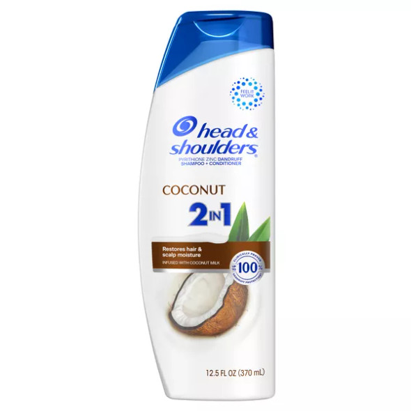 Head & Shoulders 2-in-1 Coconut Anti Dandruff Shampoo and Conditioner - 12.5 fl oz
