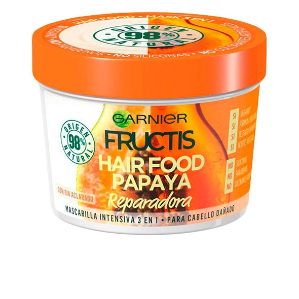 Garnier Fructis Hair Food Papaya Repair Mask for Damaged Hair - 390 ml