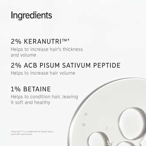 The Inkey List Peptide Volumizing Hair Treatment 3.38 Fl Oz - Lightweight Serum Helps The Appearance Of Thickness And Volume For All Hair Types