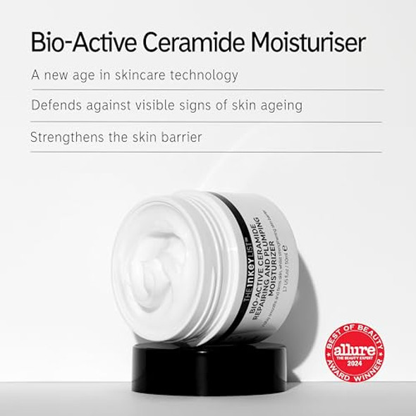 The Inkey List Bio-Active Ceramide Moisturiser 1.7Fl Oz/50Ml Anti-Ageing Skincare 24-Hour Hydration Cream Vegan Friendly Suitable For All Skin Types