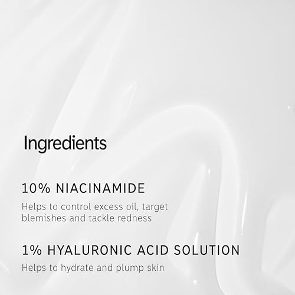 The Inkey List 10% Niacinamide Serum Lightweight Oil Control Serum Helps With Blemishes And Appearance Of Redness Hydrating 1% Hyaluronic Acid 30Ml 1 Fl Oz