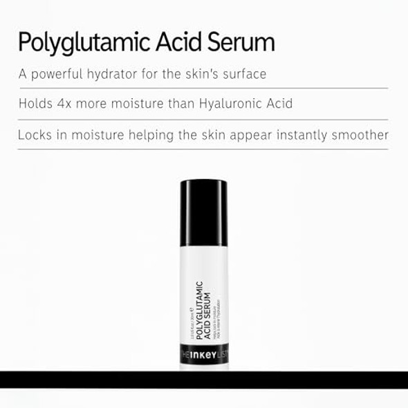 The Inkey List Polyglutamic Acid Serum Face Serum To Moisturize Dry Skin Reduce Fine Lines And Boost Radiance 1.01 Fl Oz The Inkey List Polyglutamic Acid Serum Face Serum To Moisturize Dry Skin Reduce Fine Lines And Boost Radiance 1.01 Fl Oz