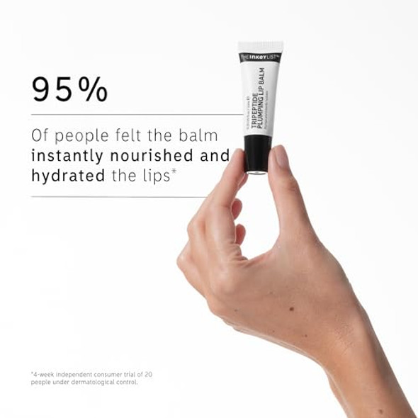The Inkey List Tripeptide Plumping Lip Balm 10Ml Clinically Proven Plumping Tinted Lip Care Hydrates Dry Cracked Lips Vegan & Cruelty Mocha Tint