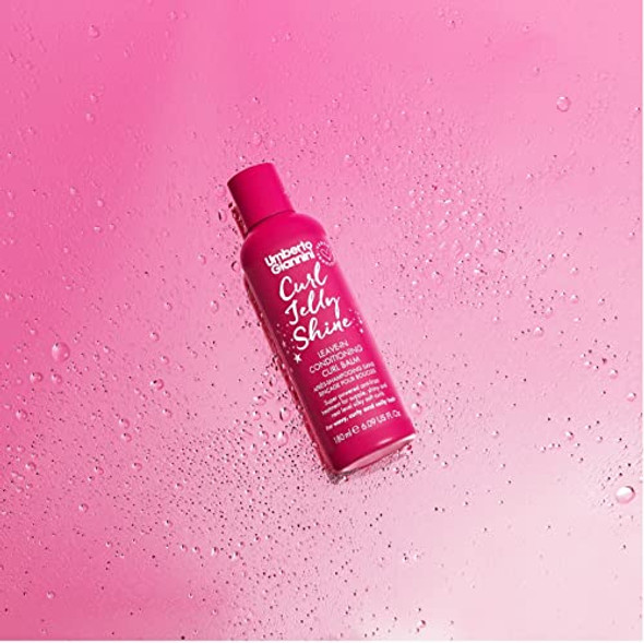 Umberto Giannini Curl Jelly Scrunching Jelly Vegan & Cruelty Frizz Solution Gel For Curly Or Wavy Hair 200 Ml (Curl Jelly + Curl Shine Duo)