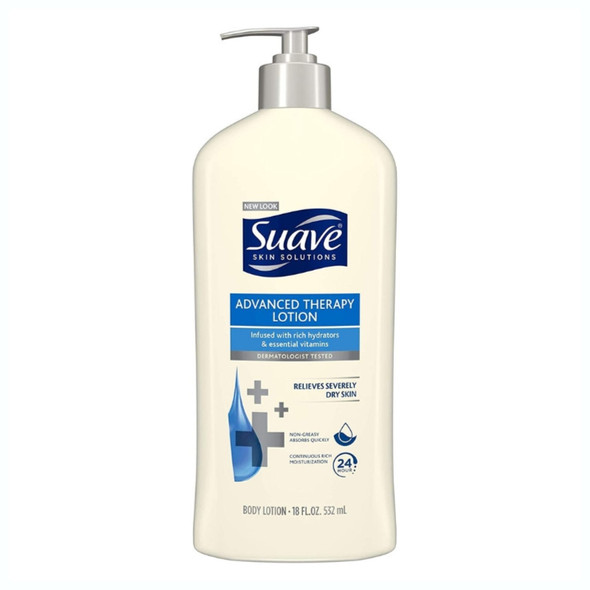 Suave Skin Solutions Body Lotion, Advanced Therapy 18 Oz