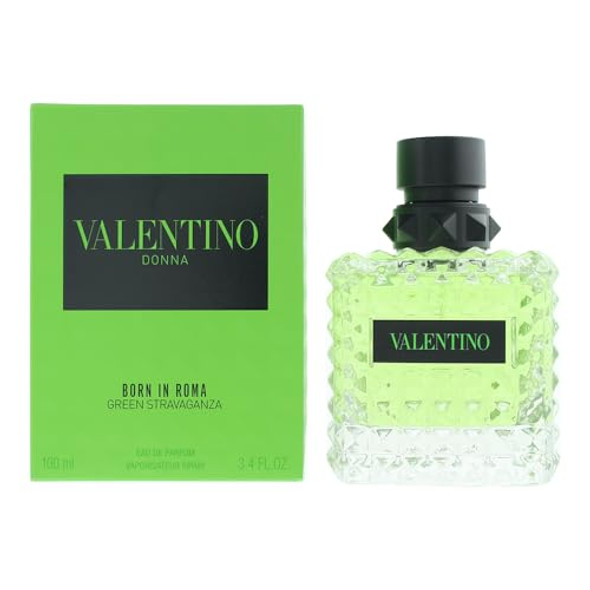Valentino Donna Born In Roma Green Stravaganza For Women - 3.4 Oz Edp Spray Floral Fragrance