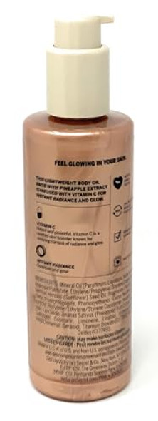 Victoria'S Secret Pink Honey Pineapple Radiant Body Glow Oil 1 Fl Oz (Pack Of 1)