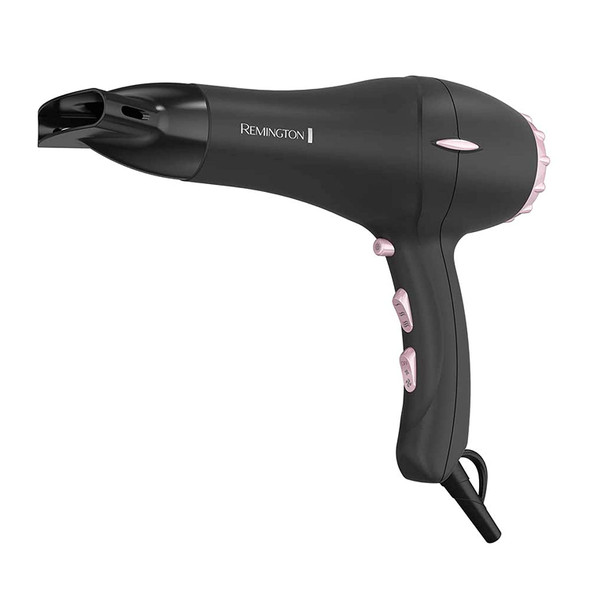 Remington AC2015 Pro Hair Dryer with Pearl Ceramic Technology, Black/Pink
