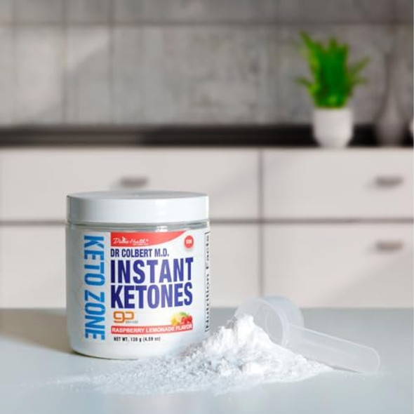 Divine Health Instant Ketones Powderraspberry Lemonadegobhb Exogenous Ketone Salts4.59Oz