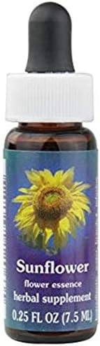 Flower Essence Services Sunflower Dropper Herbal Supplements 0.25 Ounce
