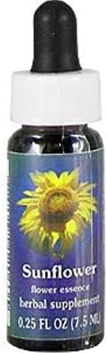 Flower Essence Services Sunflower Dropper Herbal Supplements 0.25 Ounce
