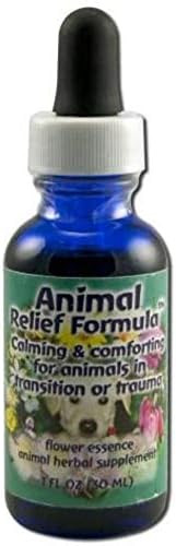Flower Essence Services Animal Relief Formula Dropper Herbal Supplements 1 Ounce