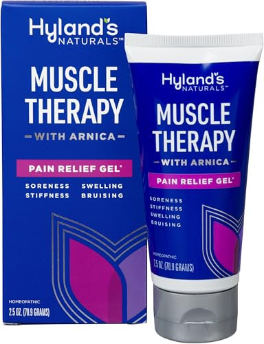 Hyland'S Muscle Therapy With Arnica Pain Relief Gel Bruise Healing Cream Natural Relief Of Pain Swelling Bruising Soreness And Stiffness 2.5 Oz