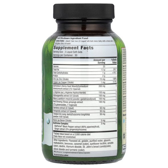 Irwin Naturals Libido-Max® for Active Men 60 Liquid Soft-Gels