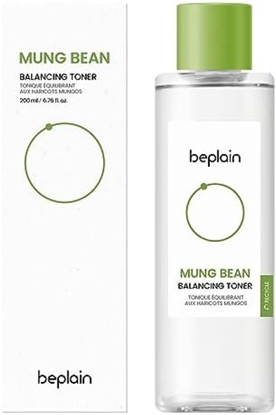 Beplain Mung Bean Balancing Toner 6.76 Fl Oz Daily Pore Refining Toner Pha Helps Exfoliate And Reduce Excess Sebum Good For Oily And Sensitive Skin Beplain