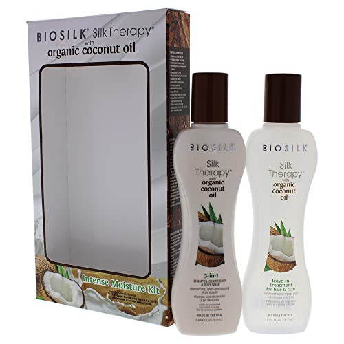 BIO-SIL SILK WASH & SILK LOTIONセット Biosilk Silk Therapy With Organic Coconut Intense Moisture Kit