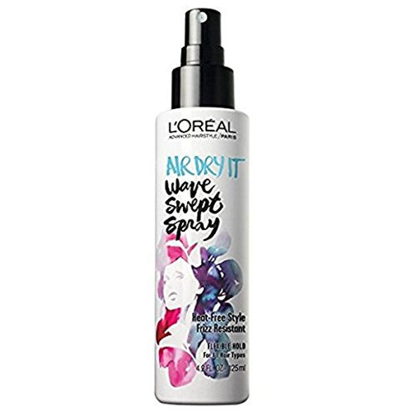 L'Oreal Advanced Hairstyle Air Dry It Wave Swept Spray, 4.2 fl oz (Pack of 2)