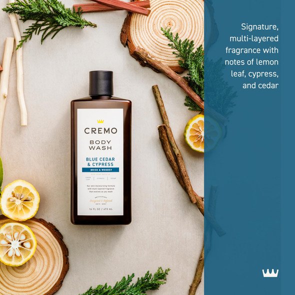 Cremo Men'S Body Wash Bundle With 16 Fl Oz Blue Cedar & Cypress And 16 Fl Oz Vintage Suede Scents Cremo Men'S Body Wash Bundle With 16 Fl Oz Blue Cedar & Cypress And 16 Fl Oz Vintage Suede Scents