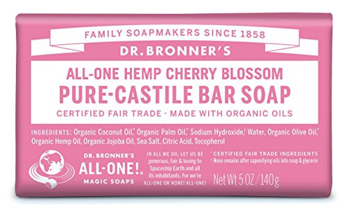 Dr. Bronners Cherry Blossom Bar Soap 5 Oz