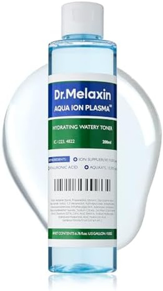Dr.Melaxin Aqua Ion Plasma Watery Toner 200Ml / 6.76 Fl Oz Hyaluronic Acid L22 Moisturizing Korean Skincare