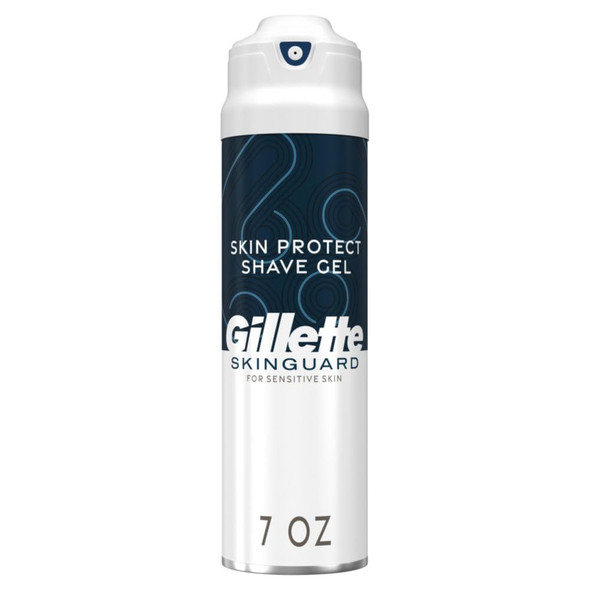 Gillette Skinguard Shave Gel For Men 7 Oz Skin Protect Shave Gel With Shea Butter And Vitamin E
