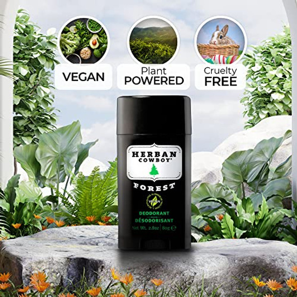 Herban Cowboy Forest Natural Deodorant 2.8 Oz.